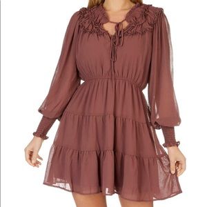 NWT By The River Womens Blouson Tiered Dress